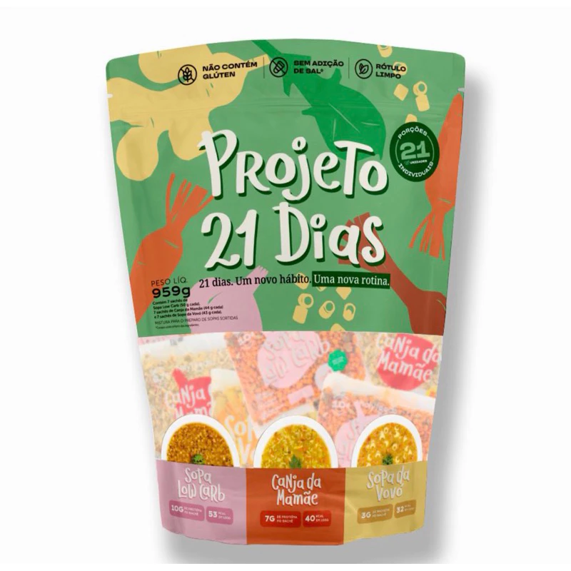 Kit HolyFoods Novo Hábito 21 dias