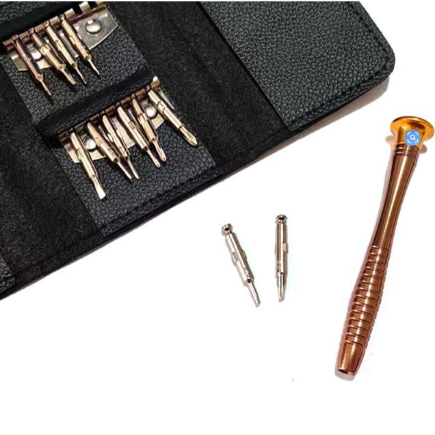 Kit Chaves De Precisão Fenda Torx Philips Multiuso 10 Em 1 Detalhe de oxidação com Estojo Portátil para Celular, Óculos