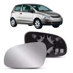Refil Lente Retrovisor Com Base VW Fox 2003 a 2009