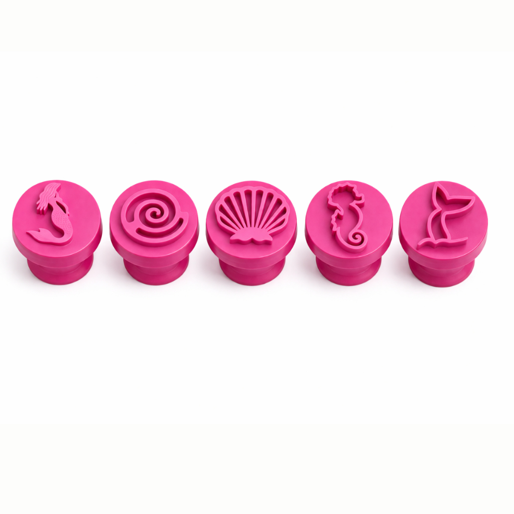Kit Carimbo Marcador Brigadeiro SEREIA Molde Festa Confeitaria Aniversário Doces