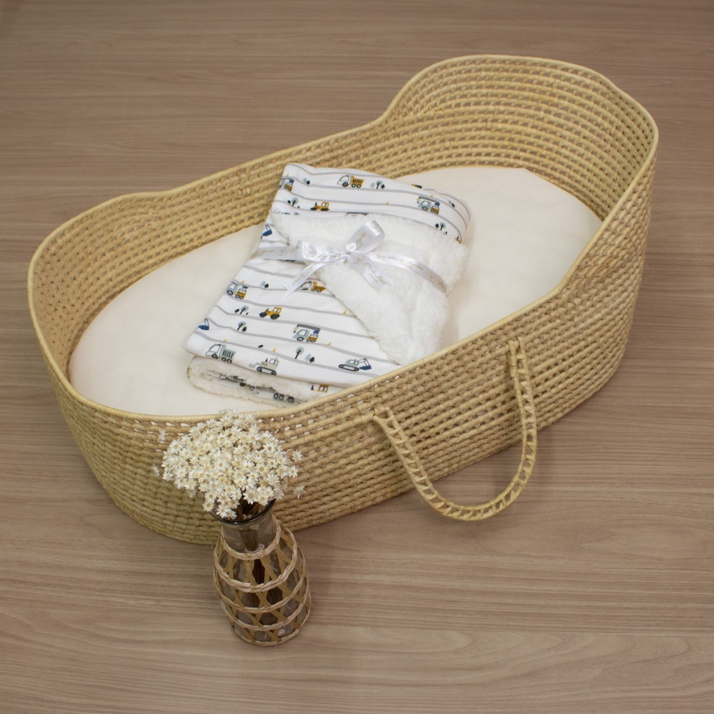 Cobertor Carneirinho de Inverno Trator - Menino - Plush + Forro de Carneirinho 100% Poliéster