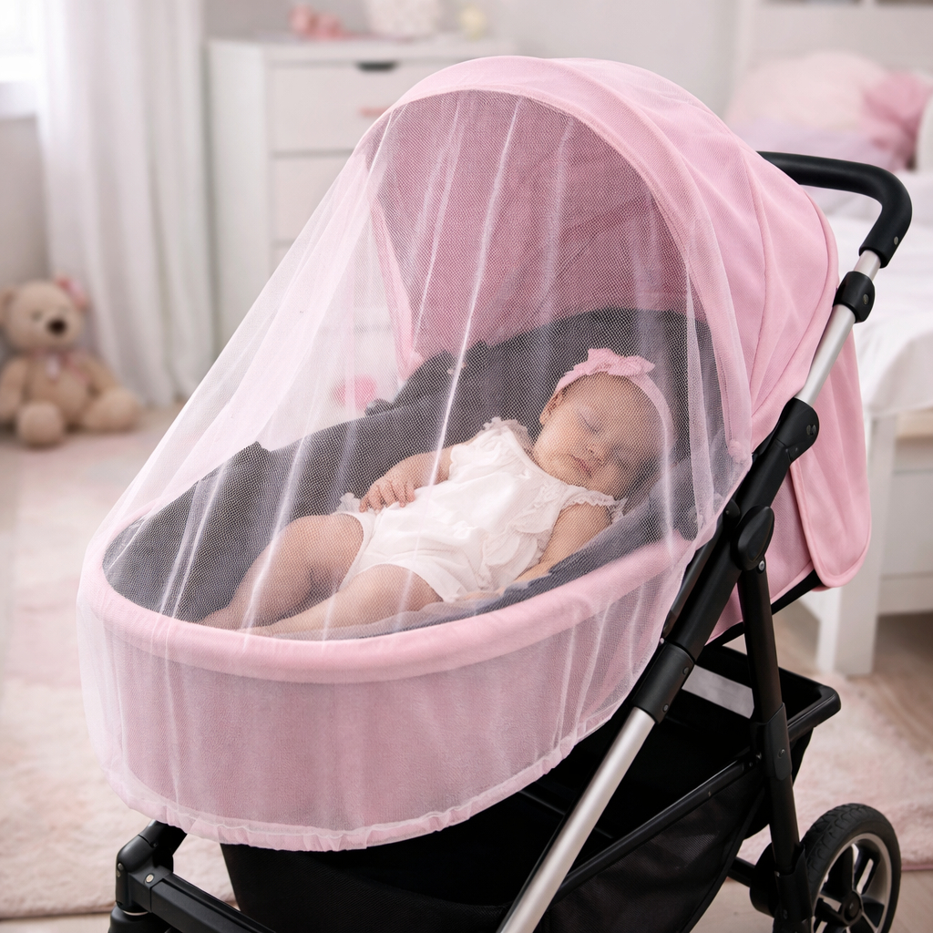 Mosquiteiro Para Carrinho Infantil Proteção Contra Insetos em Oferta na Shopee