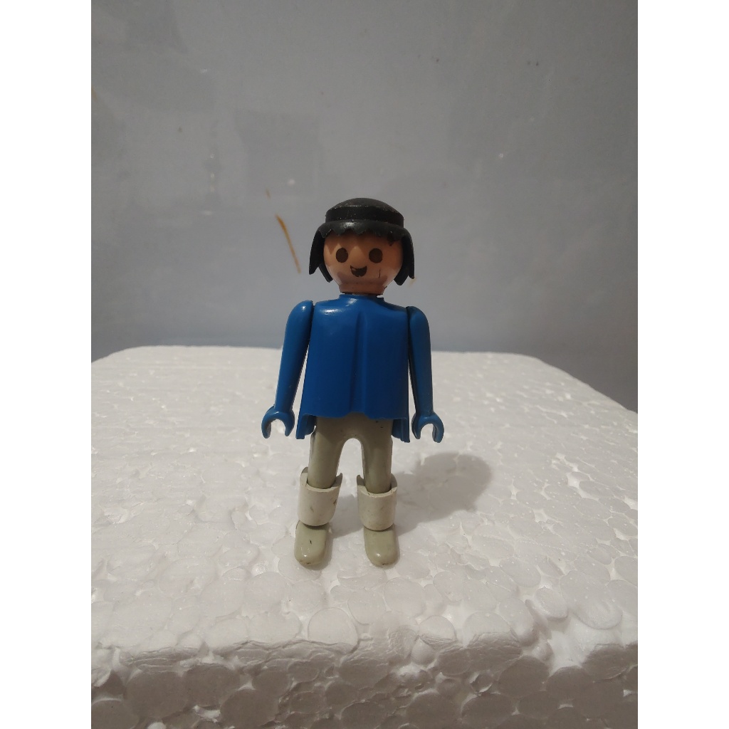 Boneco Playmobil Azul e Cinza Trol - 7cm