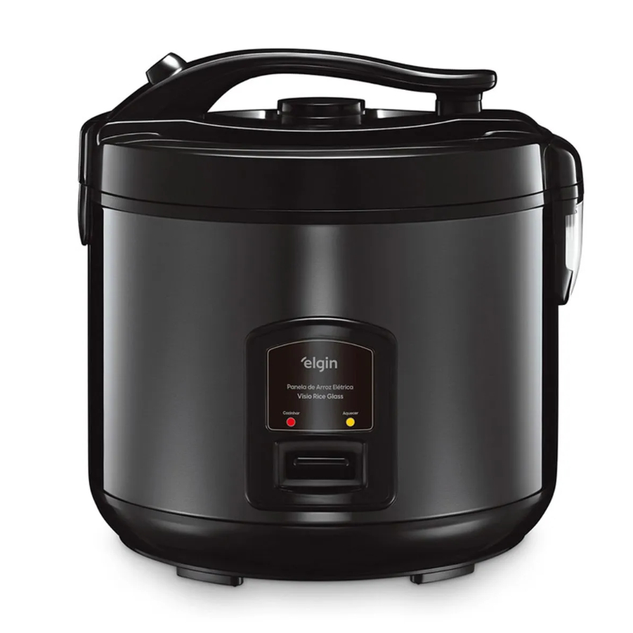 Panela de Arroz Elétrica Vision Glass 10 Xícaras 1,8L Elgin