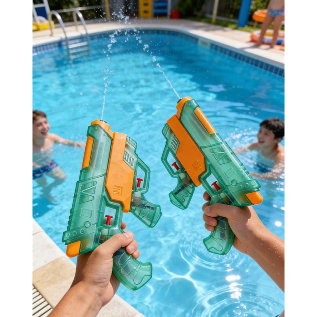Brinquedo Infantil Lança Água 2 em 1 – Verão, Diversão e Refresco em um Só! 🌞💦