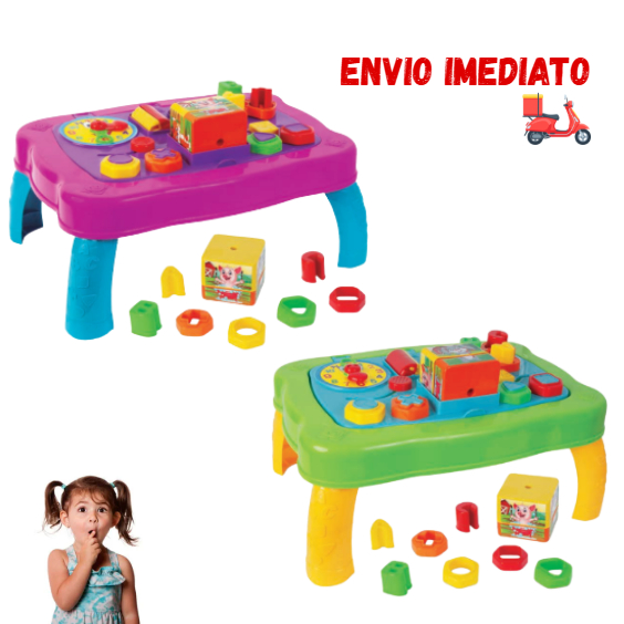 Mesa Didática Infantil Educativa Mesa Sensorial Atividades Divertida