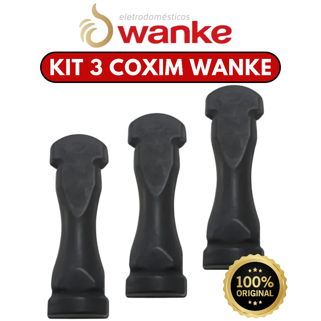 kit 3 Coxim Centrifuga Wanke Original Inova Suprema Sofia 39000034