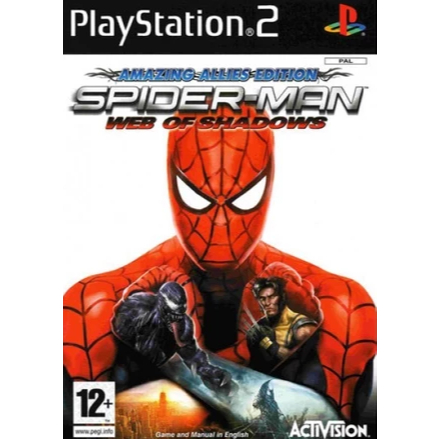JOGO AMAZING SPIDER MAN WEB OF SHADOWS COMPATIVEL COM PS2