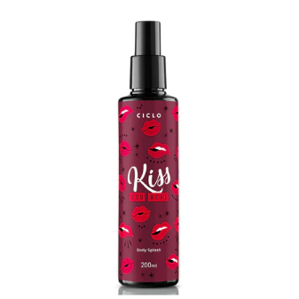 Body Splash Kiss You More Ciclo Cosméticos Original 200ml Perfume Feminino Doce Intenso Marcante