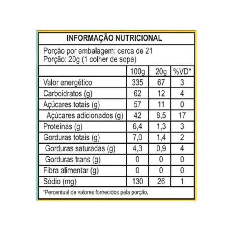 Doce de Leite Talhado Talhadinho 600g — imagem 2 de 2