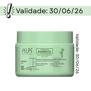 Máscara Extrato de Bamboo Bio-Crescimento 300g - Felps em Oferta na Shopee