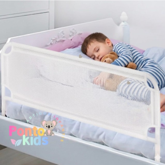 Grade de Proteção Cama Box Infantil e Idoso 1 ou 2 Unidades Antiqueda Articulada Reforçada Pronta Entrega