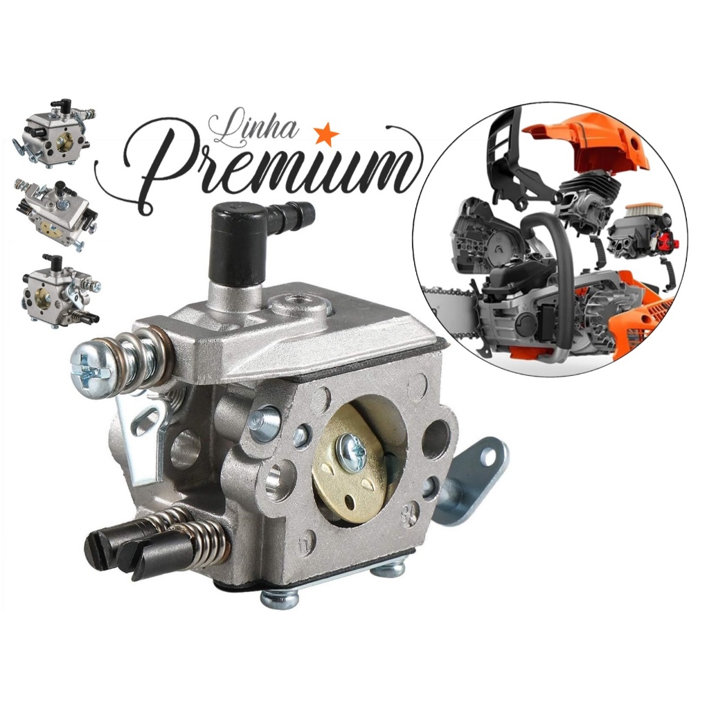 Carburador Para Motosserra Importada 42cc 58cc 63cc 78cc Toyama, Nakasaki, Branco, Garthen, Intech