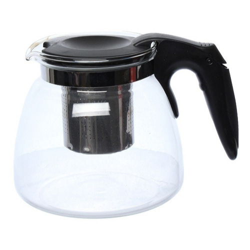 Chaleira de Chá com Infusor 900ml - Vidro e Inox, Design Moderno