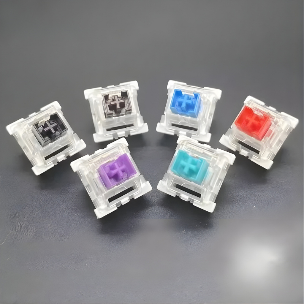 Switch Outemu Para Teclado Mecânico Á Prova de Poeira Keycap 3 Pinos Dust-Proff RGB LED