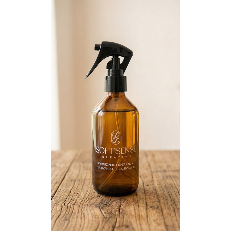 Home Spray Premium 200ml Frasco Vidro Aromatizador Ambiente Tecidos Alta Fixação