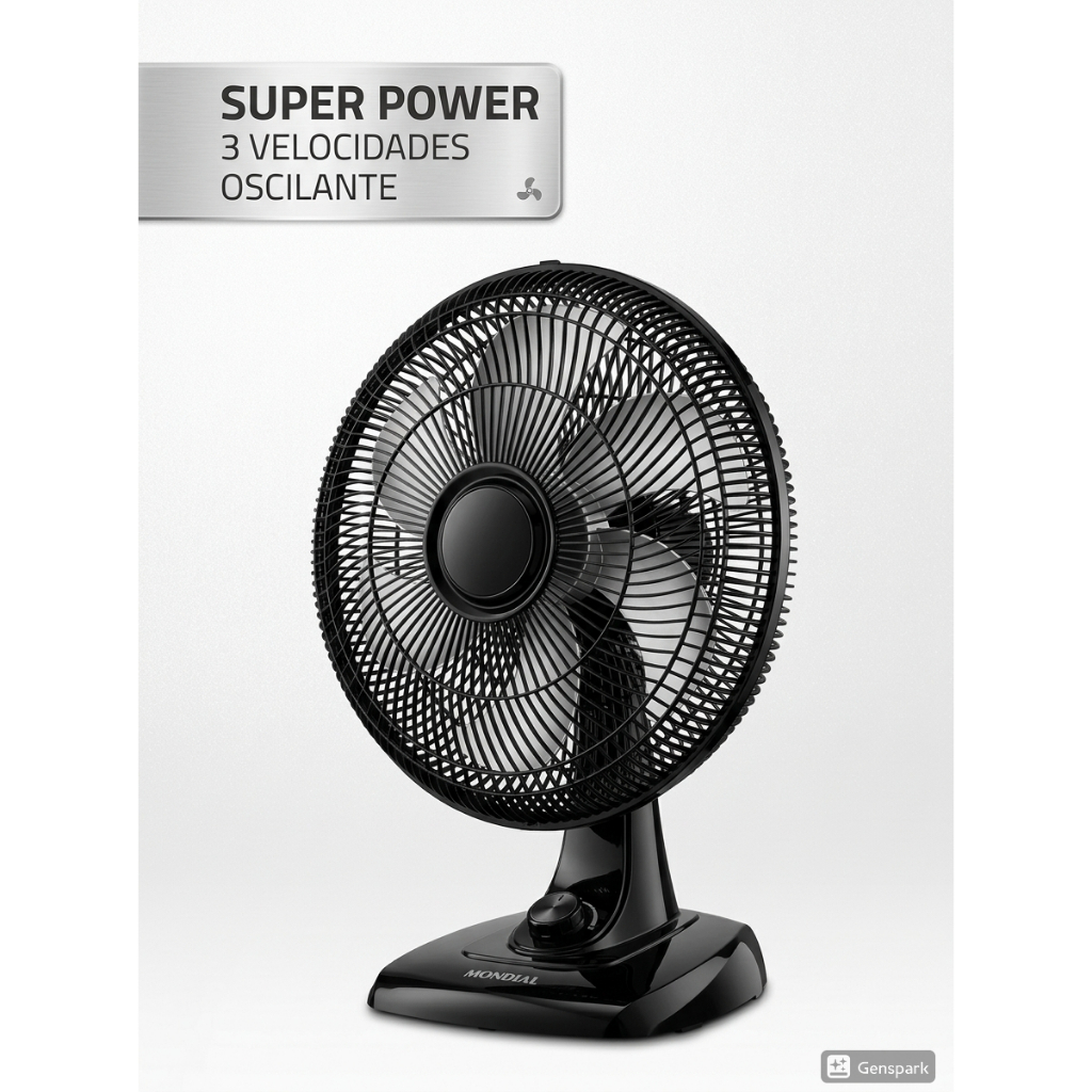 VENTILADOR MONDIAL VSP-40-B (40CM SUPER POWER 127V