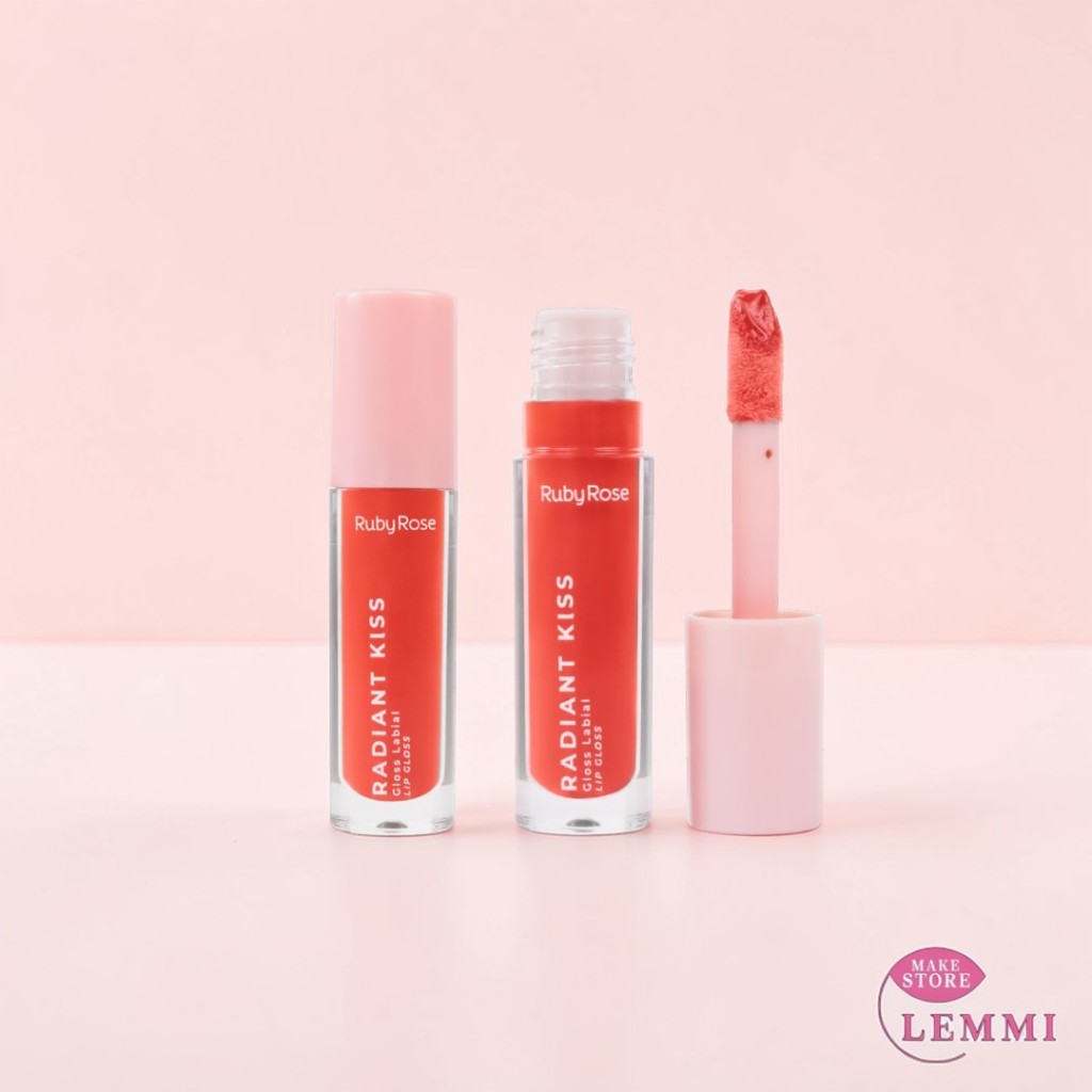 Gloss Labial Radiante Kiss - Ruby Rose HB L6400 em Oferta na Shopee