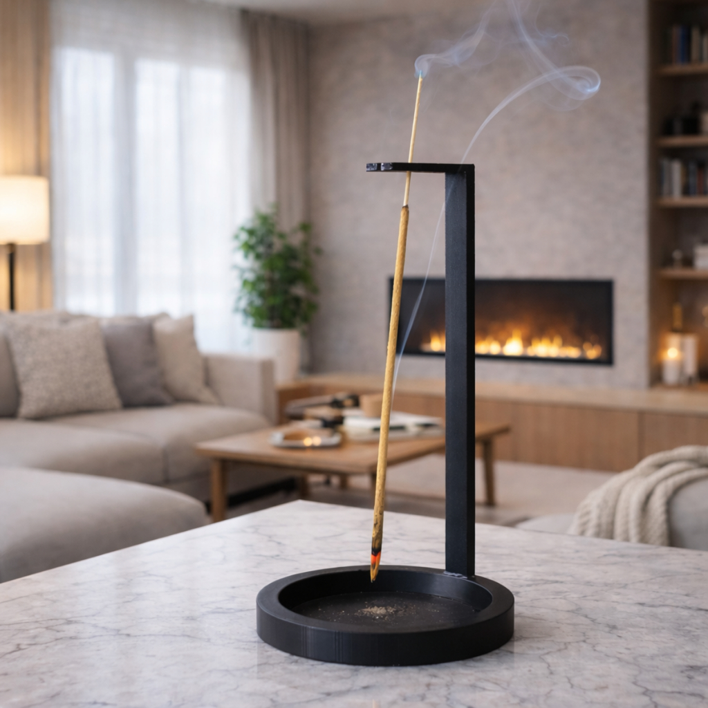 Incensário Porta Incenso Invertido Moderno Decorativo 25Cm