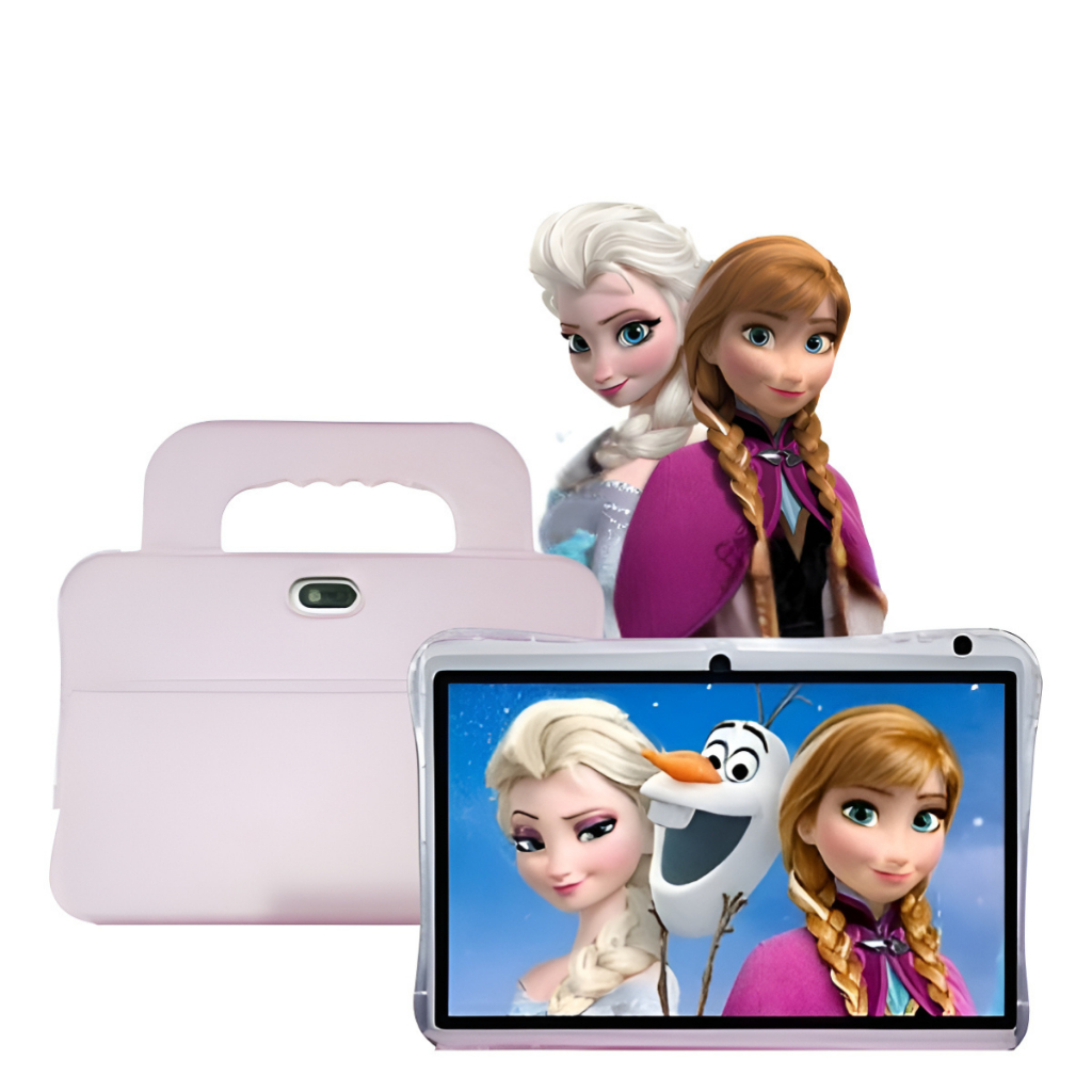 Tablet Infantil Educativo Frozen  7" 256GB Roda Roblox Controle Parental Bluetooch/Wif/Gps/Android