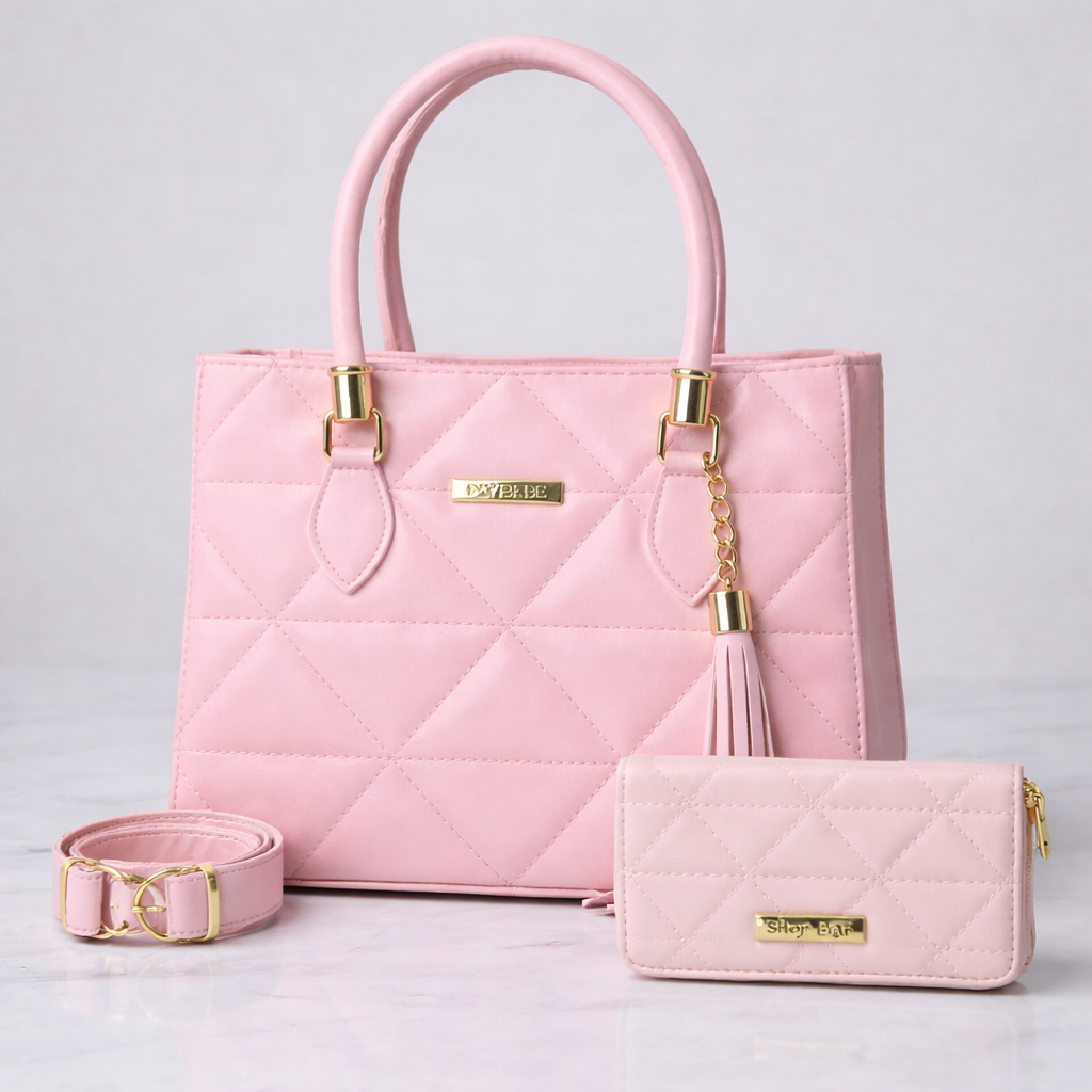 Kit 2 em 1 Bolsa e Carteira Feminina ShopBag Dubai