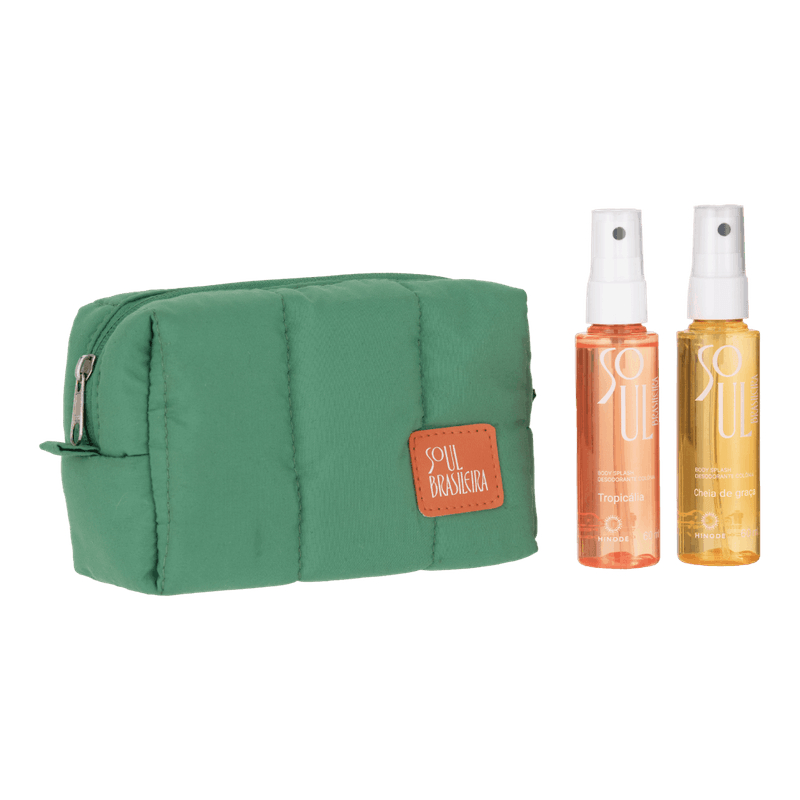 Kit Dia das Mães body splash Miniaturas Soul Brasileira uma seleção de aromas que exaltam a biodiversidade e o charme