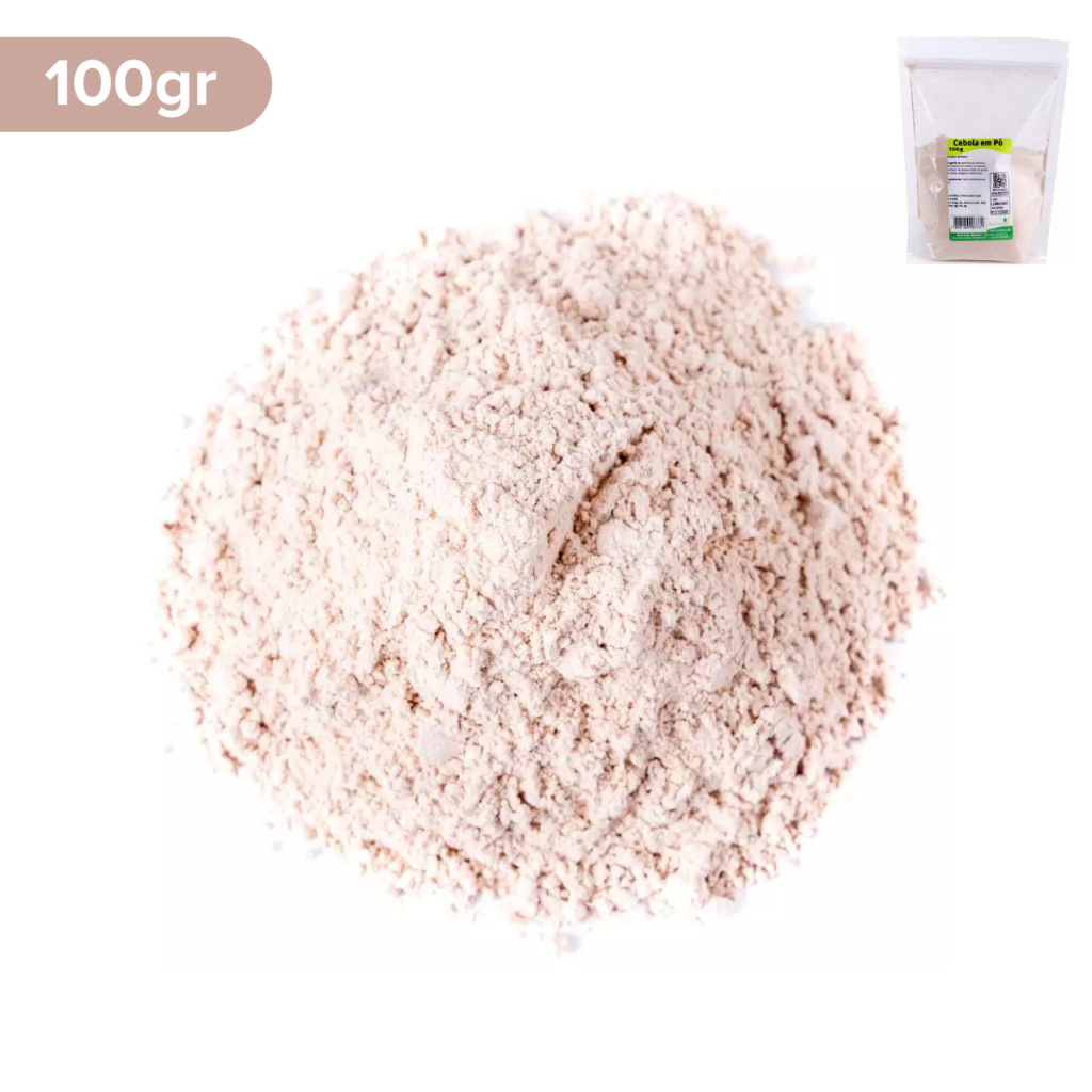 Cebola em Pó 100g Tempero Natural Relva Verde