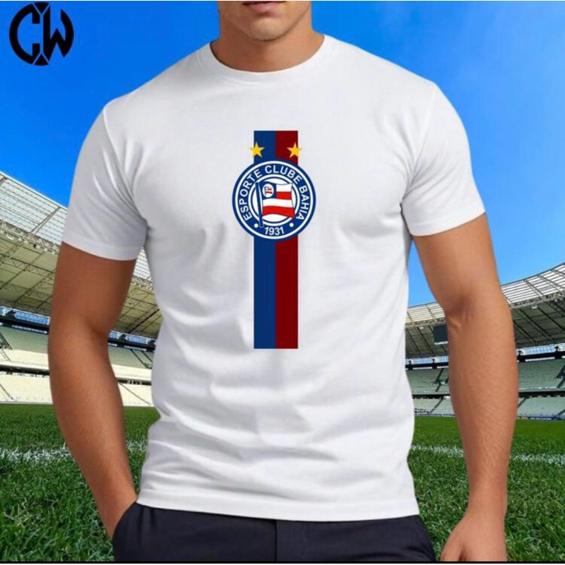 Camiseta Camisa Bahia Futebol Torcedor 100% algodão Lançamento