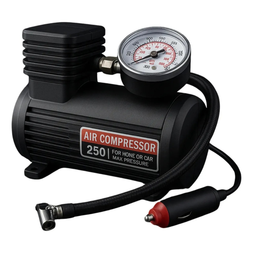 Bomba De Encher Pneu Mini Compressor Portátil Bicicleta Moto Carro Bike