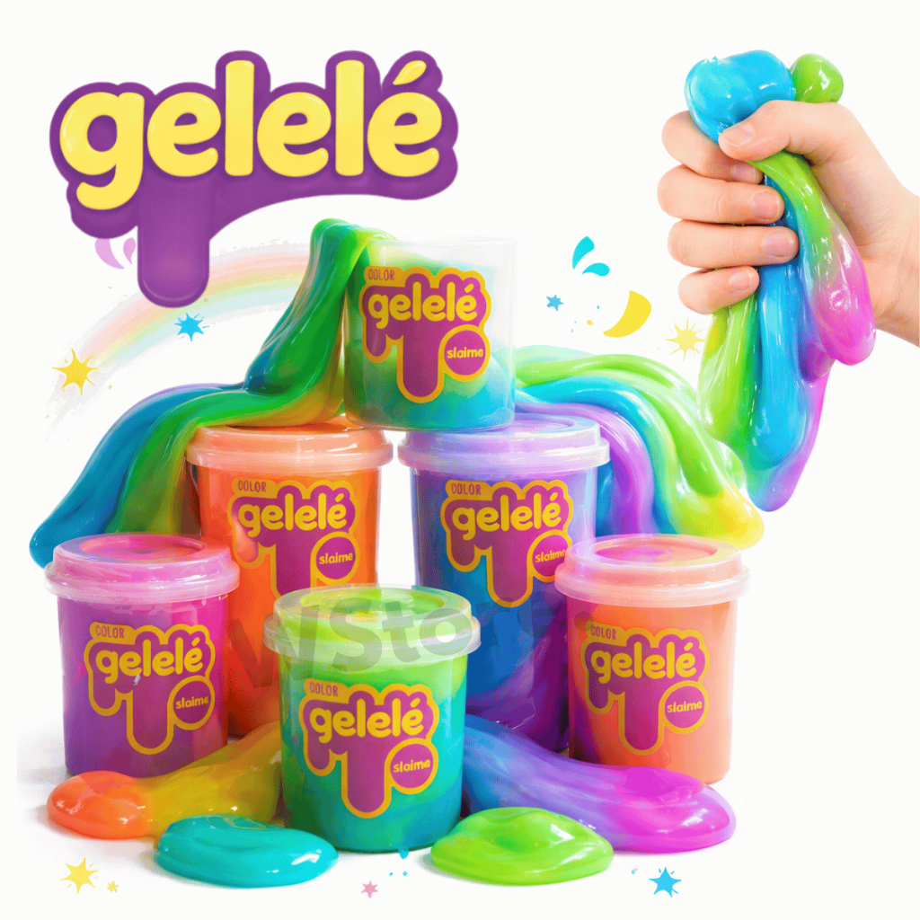 Slime Gelelé 152g Massinha Para Modelar Colorido Brinquedo Antiestresse