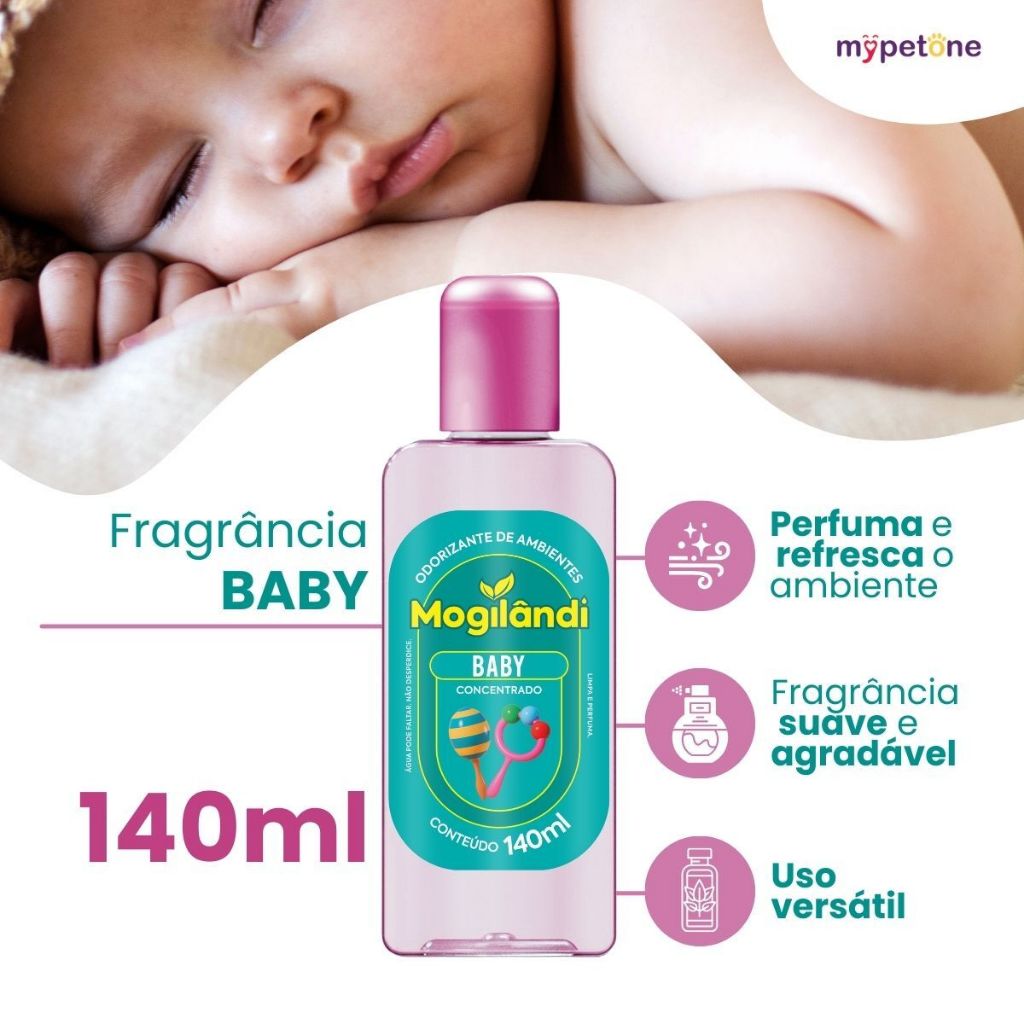 Óleo Odorizante de Ambientes Frescor Baby Mogilândi 140ml