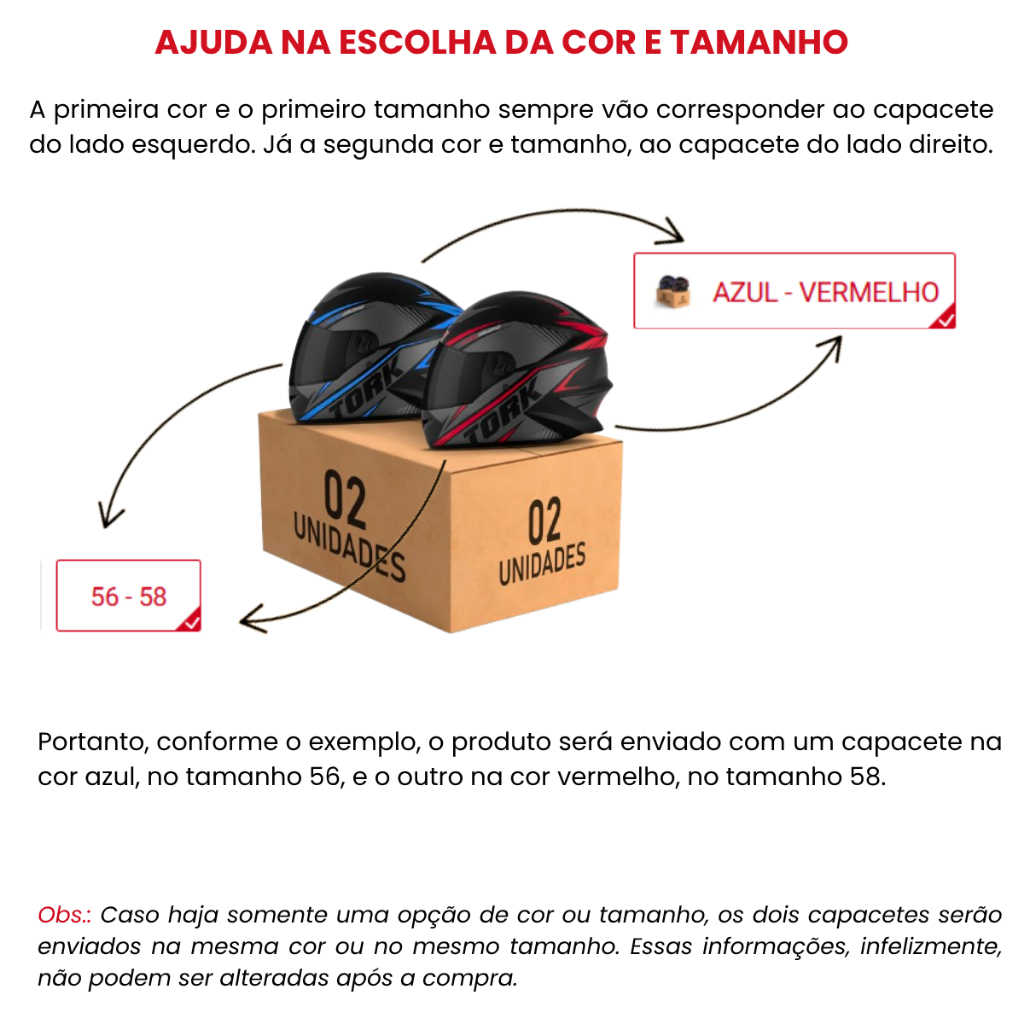 Kit 2 Capacetes R8 Fechado Pro Tork Com Viseira Fumê Masculino Feminino Diversas Cores Com · foto 2