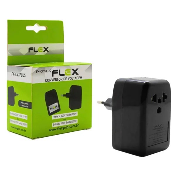 Conversor de Voltagem Compacto Bivolt