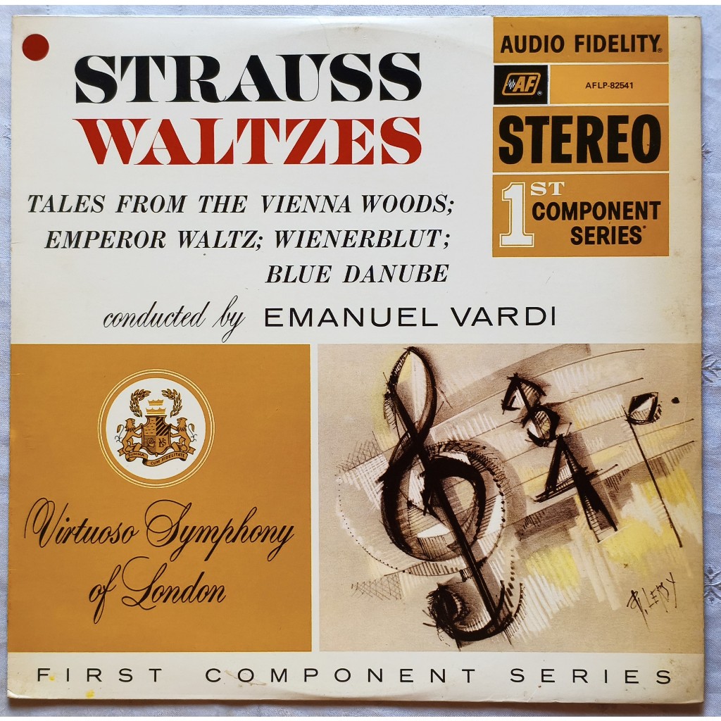 LP Vinil - Emanuel Verdi - Strauss waltzes