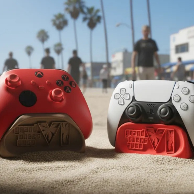 Suporte Controle Grand Theft Auto GTAVI GTA6 Videogame Compatível PS5/PS4/Xbox/PC/Switch