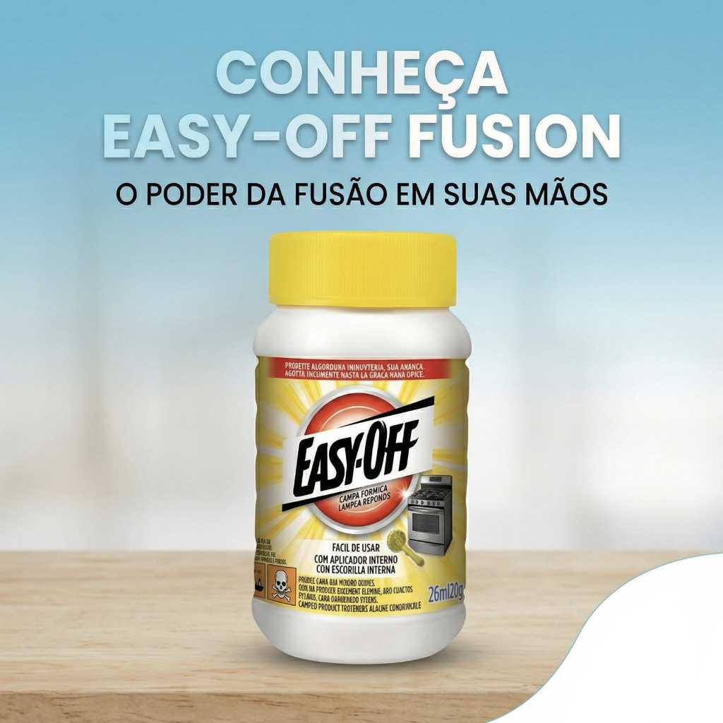 Desengordurante Easy-Off Limpa Forno Pincel Aplicador para Cozinha Profissional e Doméstica Remove Gordura de Fogão 250m