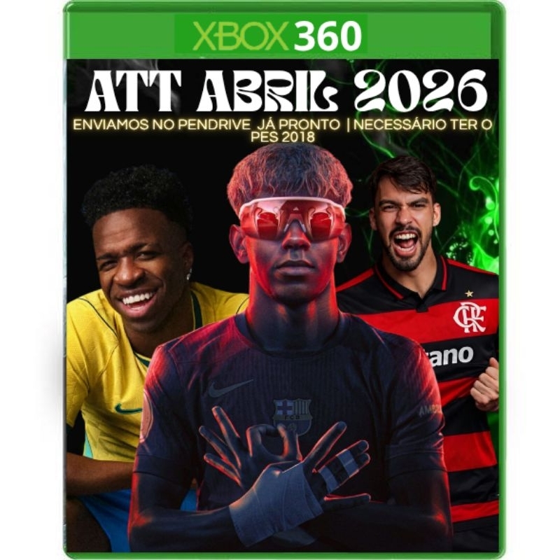 ATT TJP Futebol 2026 Xbox 360 PREMIUM - JOGOS XBOX 360