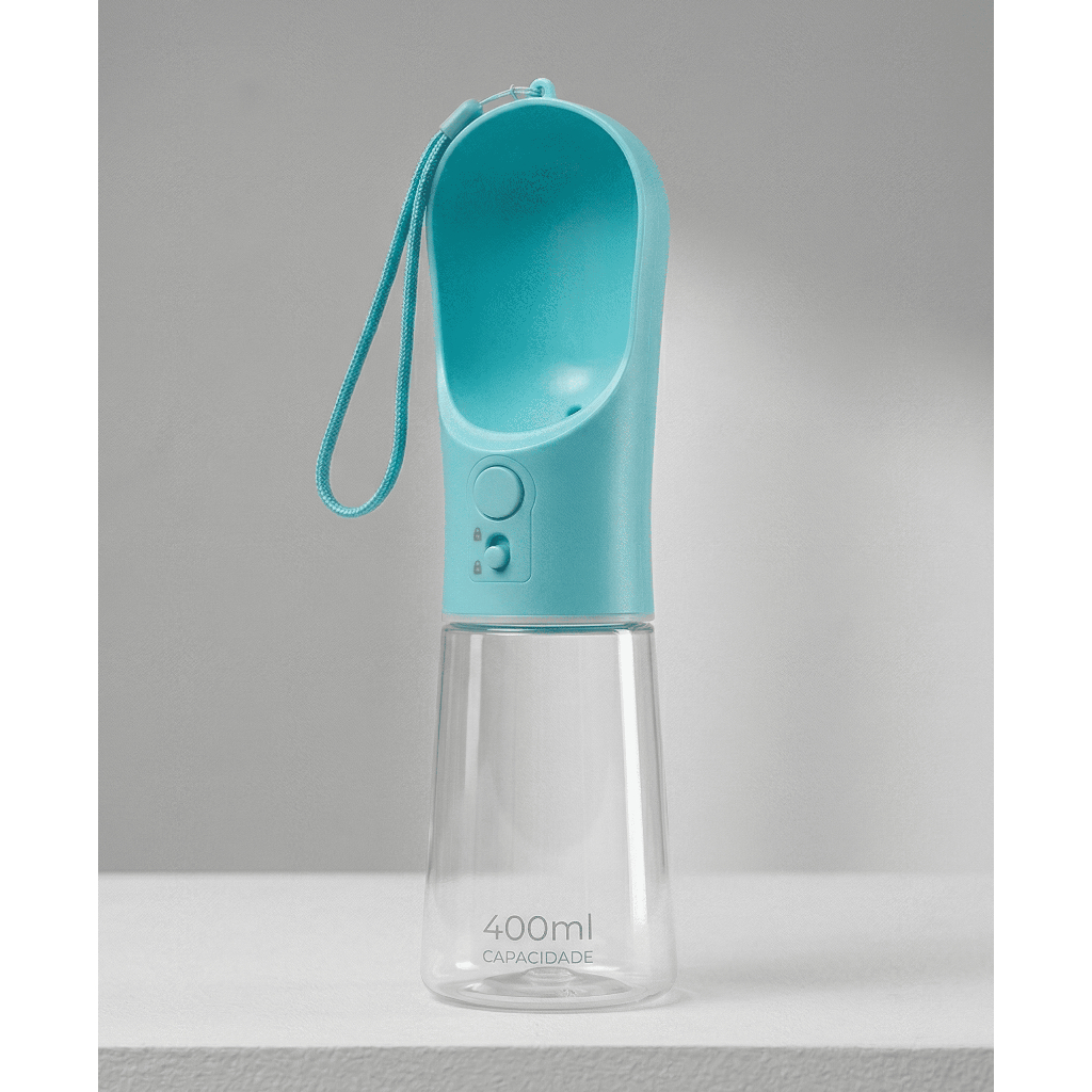 Garrafa Para Pets Cães E Gatos Automática Bebedouro 400ml