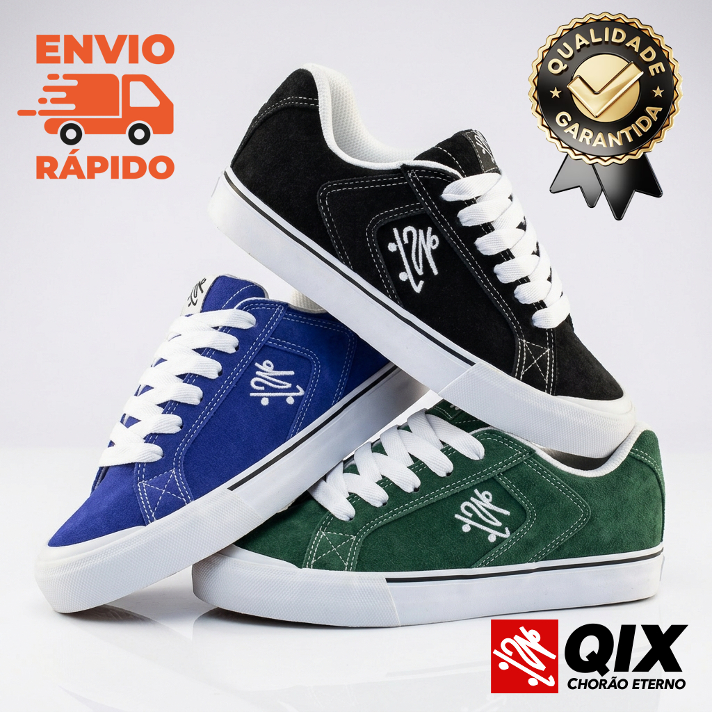 Tênis Qix Chorão Park Unisex Skate Street Casual Confortável Original