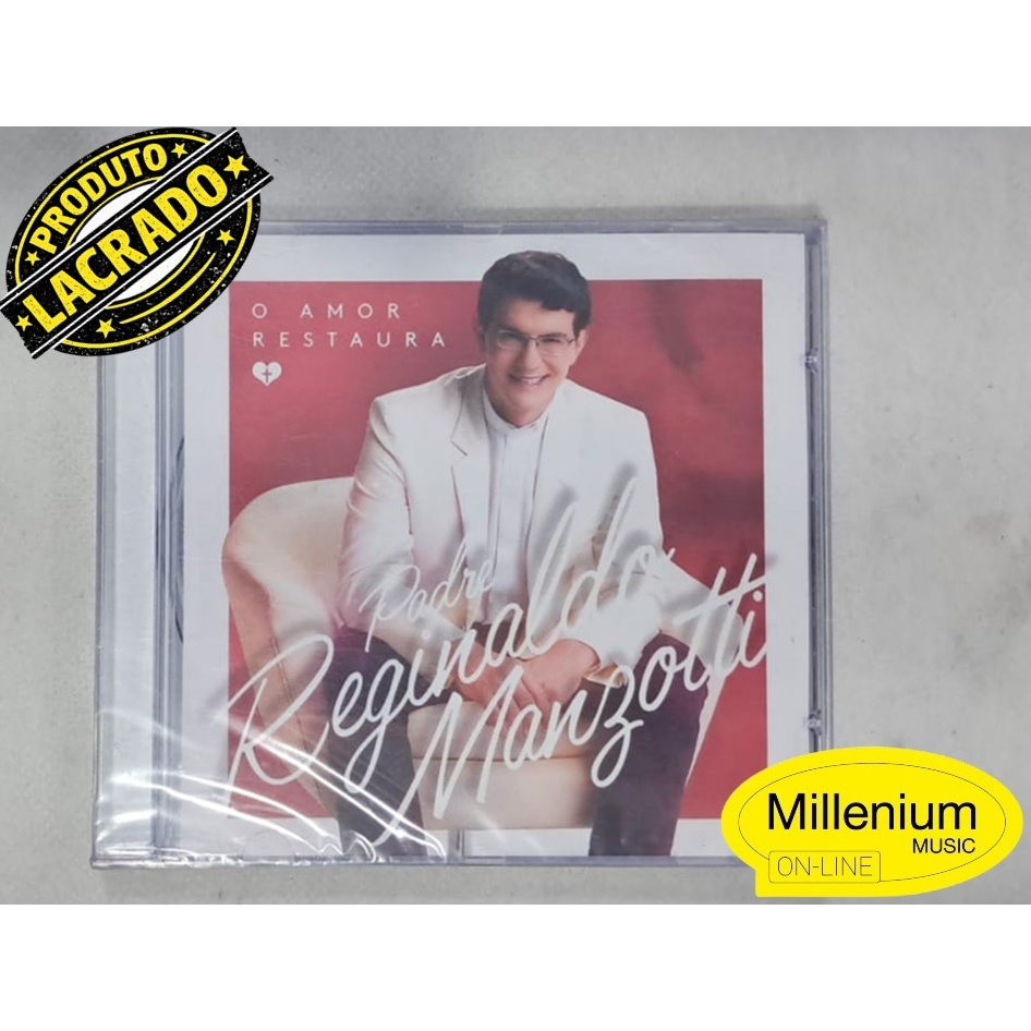 CD Padre Reginaldo Manzotti O Amor Restaura 2015 Lacrado Original Gravadora Colecionador Ótimo Estado