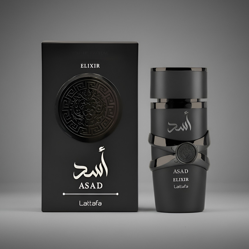 Perfume Árabe Masculino Lattafa Asad Elixir EDP 100ml – Intenso e de Alta Fixação Original em Oferta na Shopee