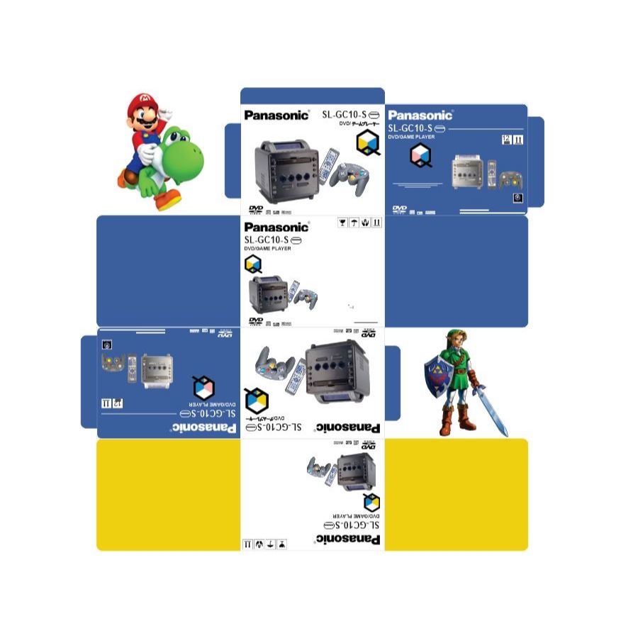 Caixa Vazia Videogame Game Cube Panasonic