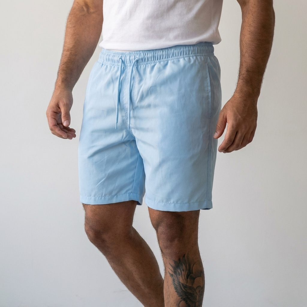 Bermuda Masculina Tactel Elastano Com Bolso Leve Confortável Academia Dia a Dia