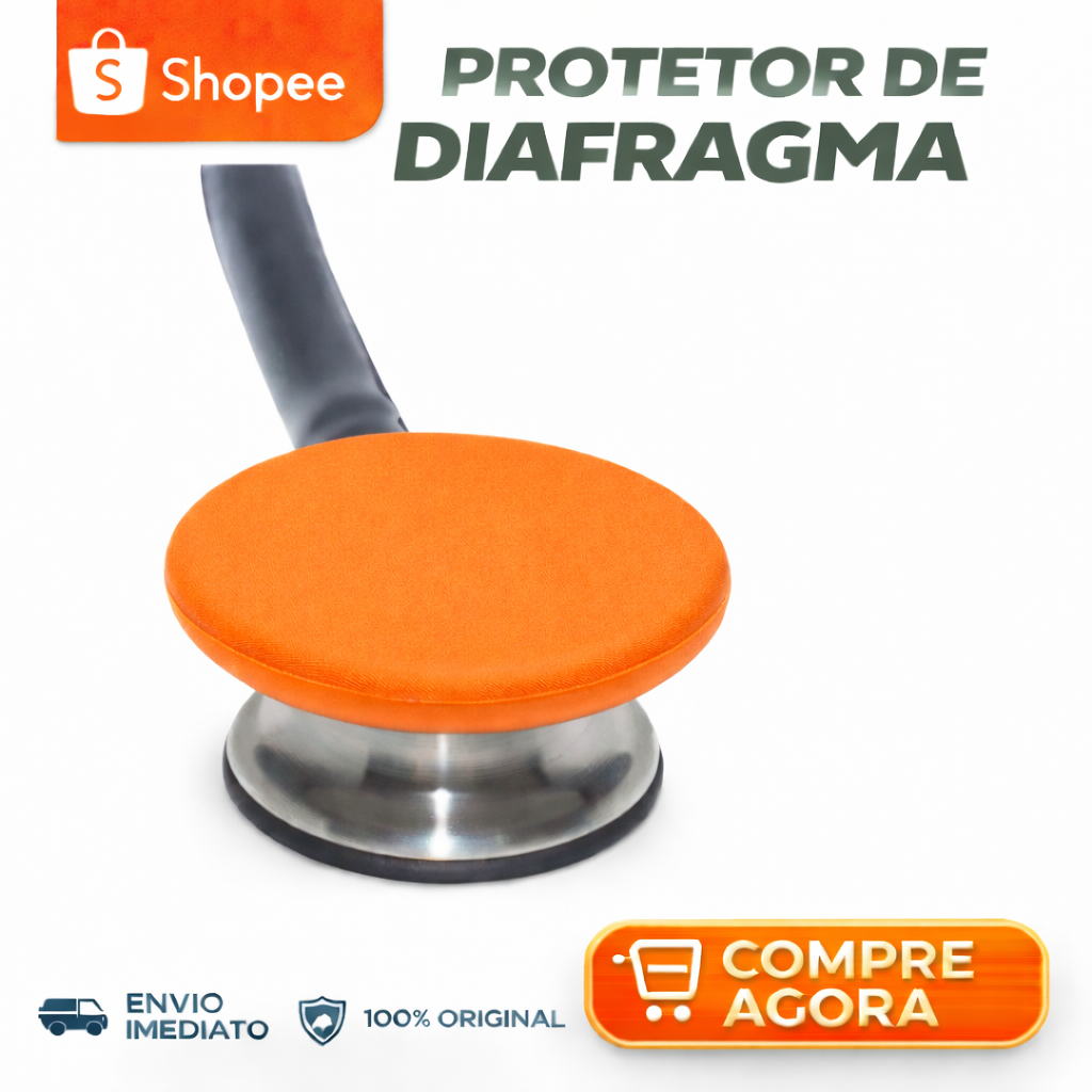 Protetor de diafragma para estetoscopio - Cor Rosa