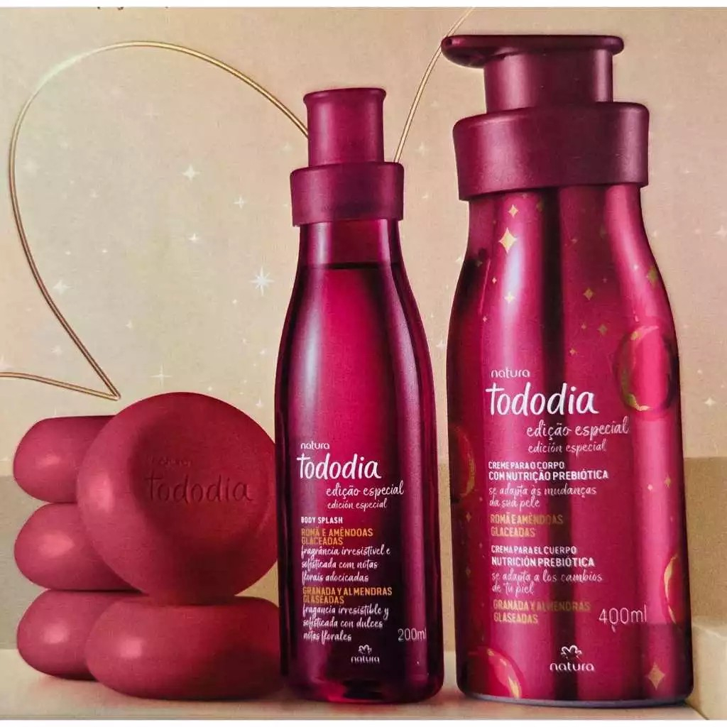 Kit Presente Dia Das Mães Romã e Amêndoas Glaceadas Natura