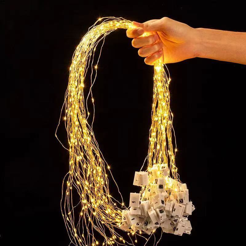 Fio Fada Cordão Luz Leds 3/4 Metros Díodo Emissor De Luz Reutilizável Segurança Leds Decoração Promoção — imagem 2 de 2