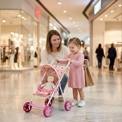 Carrinho de boneca Soft bebê reborn - Kids Baby