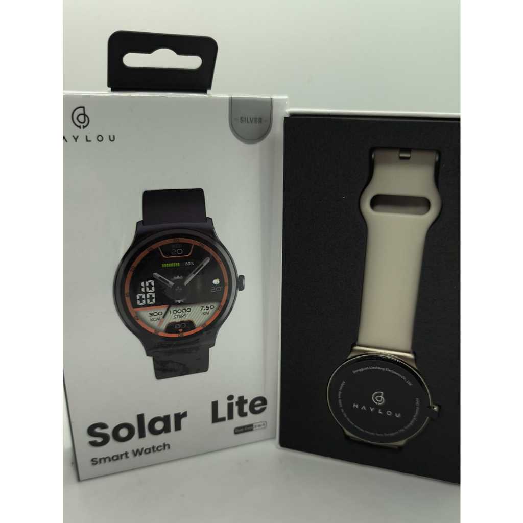 Haylou Solar Lite, SmartWatch 1.38"Display à prova d'água Bluetooth 5.3