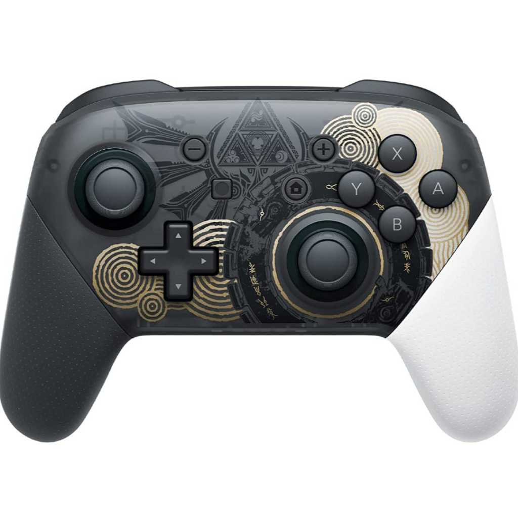 Pro Controller Sem Fio Nintendo Switch - Zelda Splatoon Xenoblade Black Smash Bros Monster Hunter Rise Sunbreak