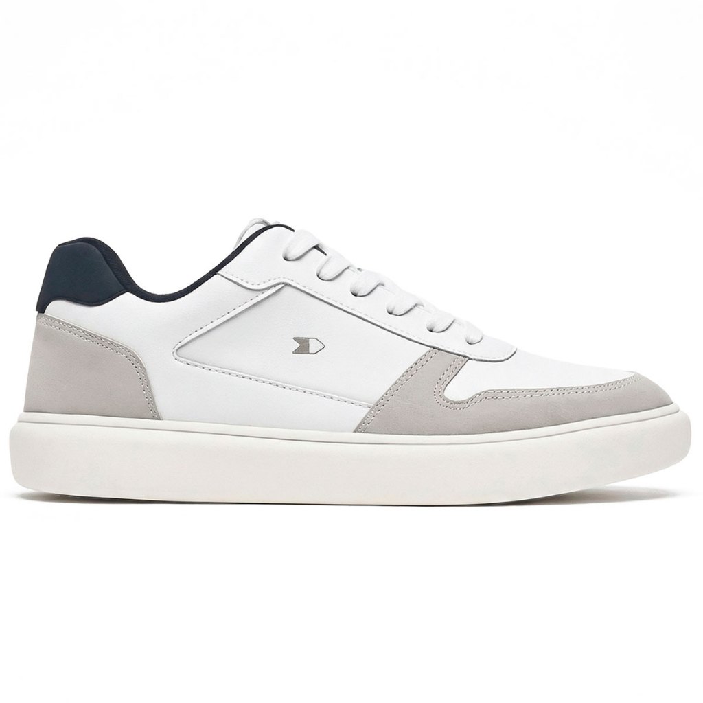 Tênis Sapatenis Masculino Sandrini Evoke Lite Branco Couro